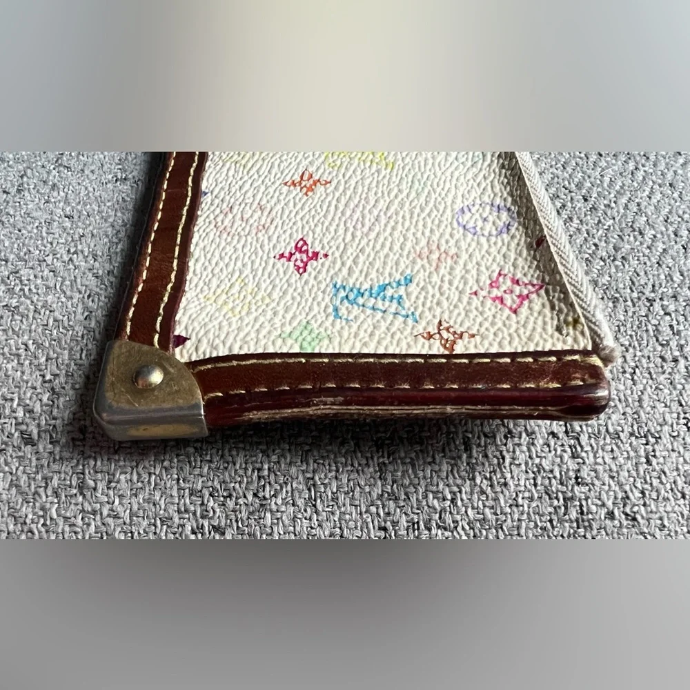 Louis Vuitton Multicolor Murakami Monogram Key Pouch Vintage